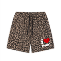 ILOVEPAIN Heavyweight Leopard Drawstring Shorts