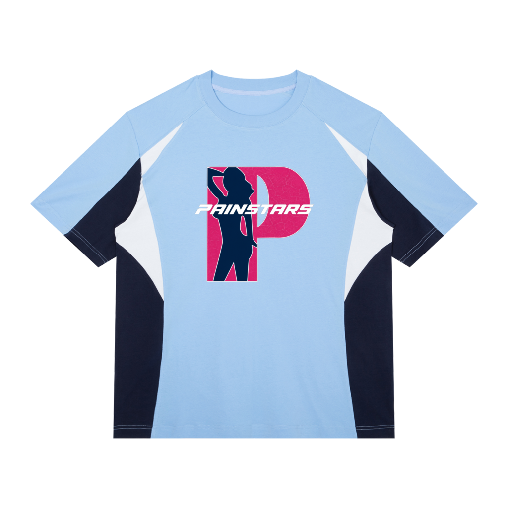 PAINSTARS BLOCK RAGLAN T-SHIRT