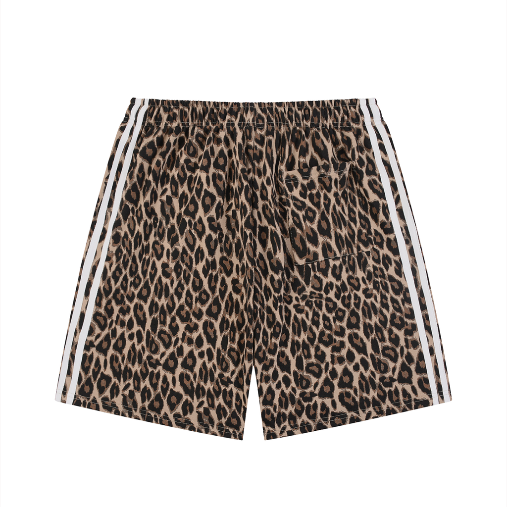 ILOVEPAIN Heavyweight Leopard Drawstring Shorts